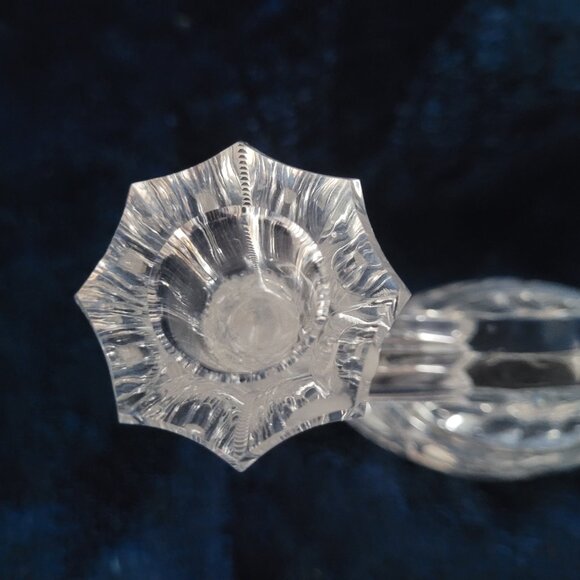 Vintage Crystal Candle Holder - Picture 6 of 7